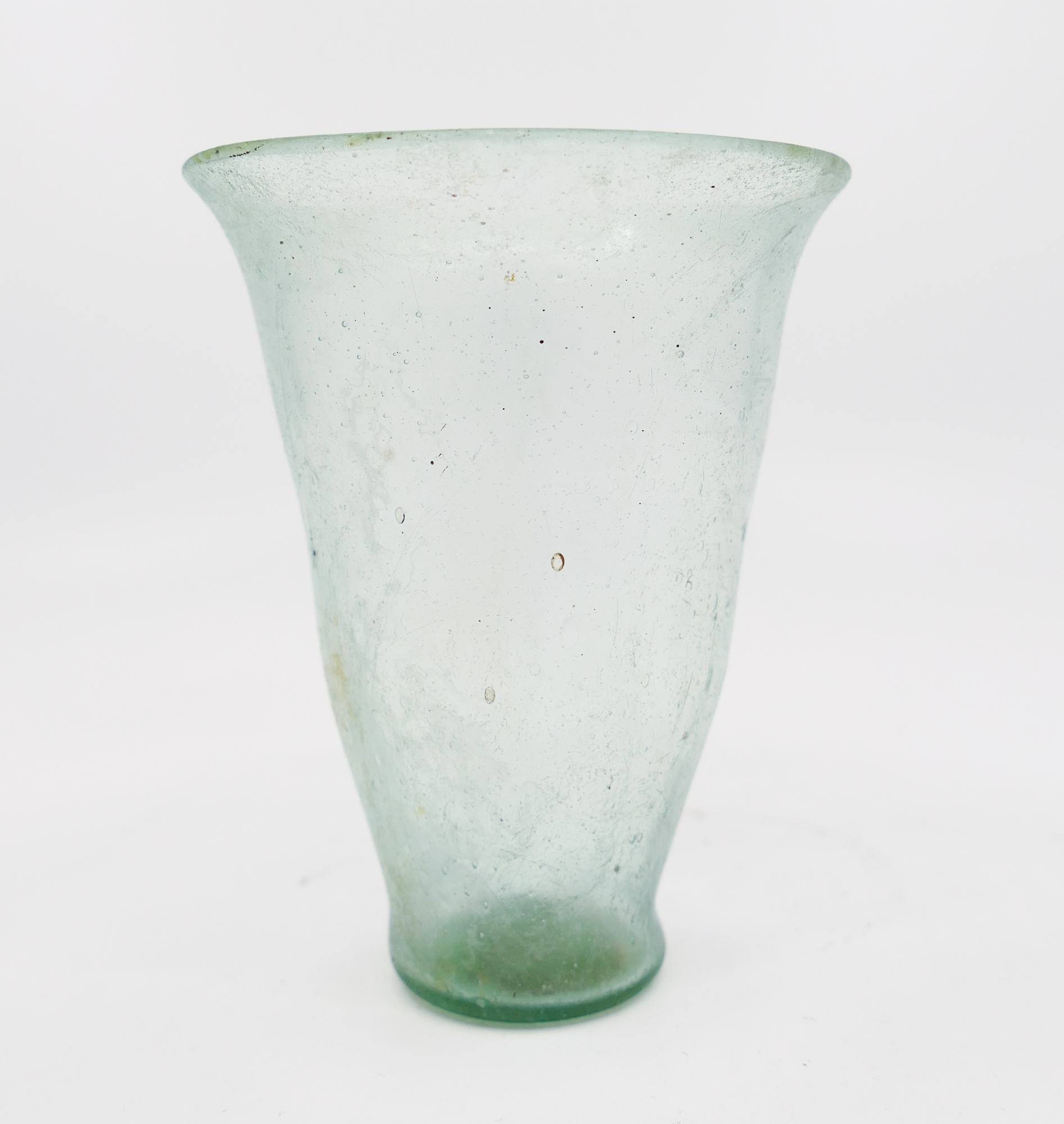 Ancient Roman Glass Cup. Measures