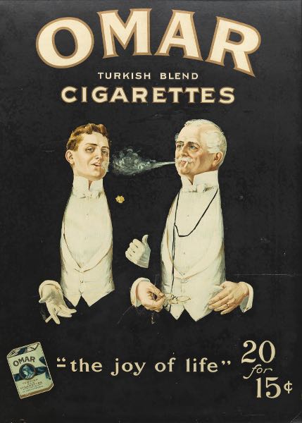 OMAR TURKISH BLEND CIGARETTE ADVERTISEMENT