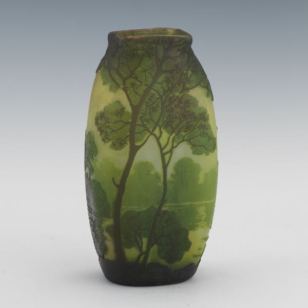 LEGRAS CAMEO LANDSCAPE VASE 7  2b035c