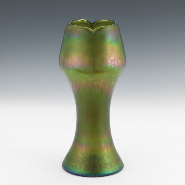 LOETZ OIL SPOT VASE 11" x 4 ¾"