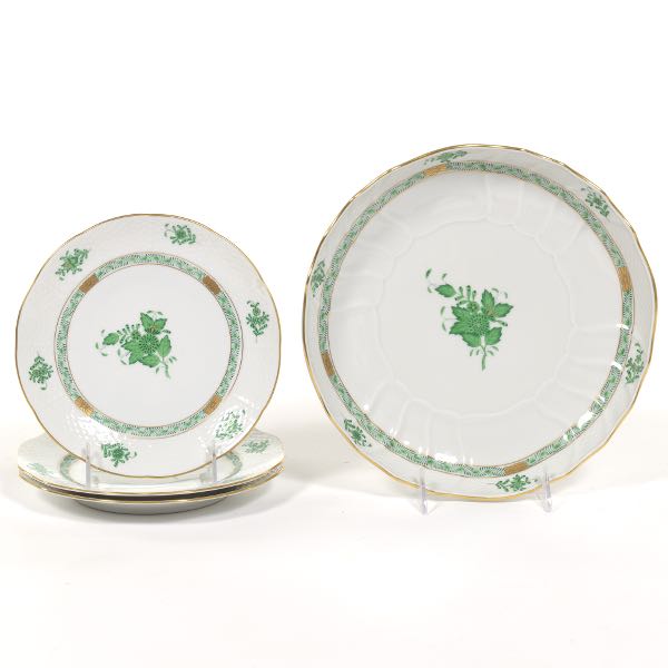 HEREND CHINESE BOUQUET APPONYI GREEN