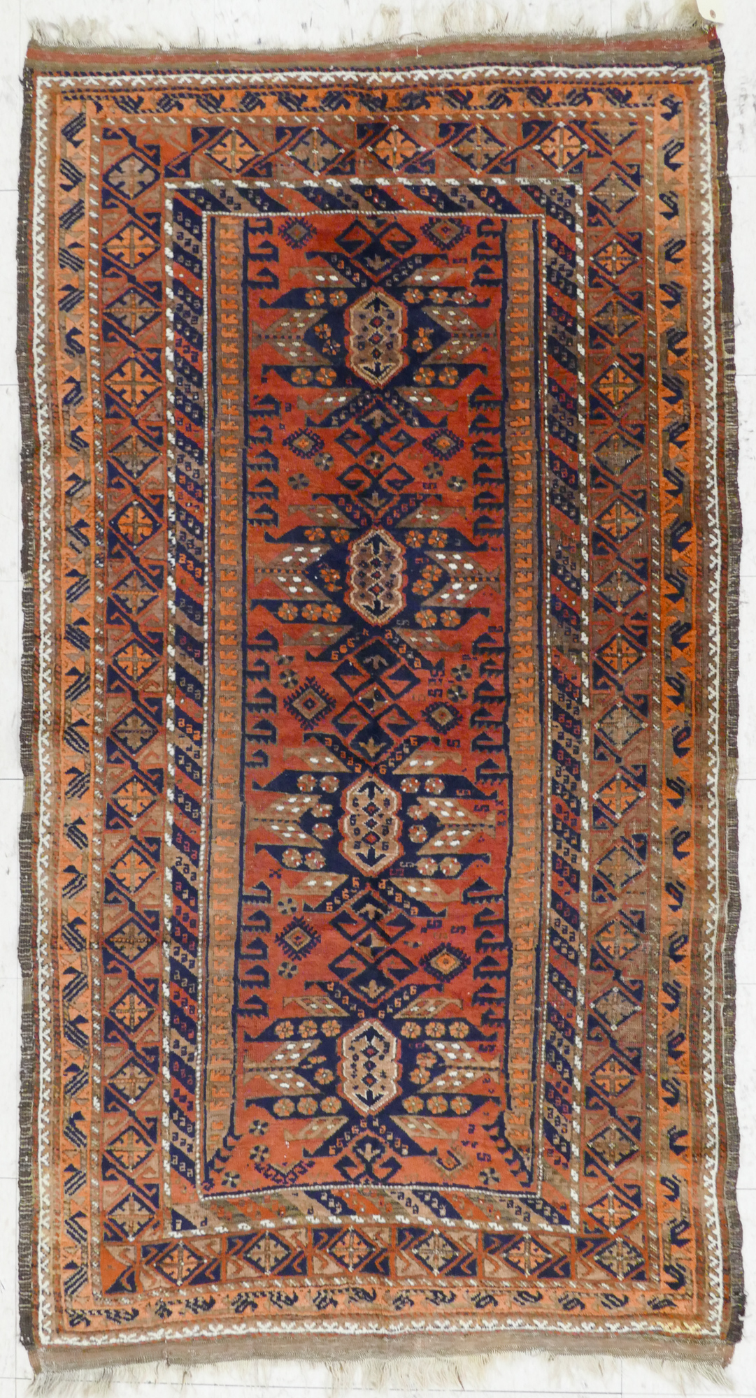 Semi Antique Belouch Oriental Rug