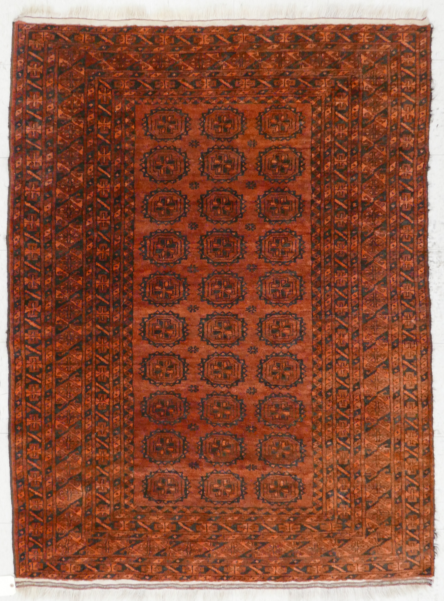 Afghani Bokhara Oriental Rug 6'x4'5'',