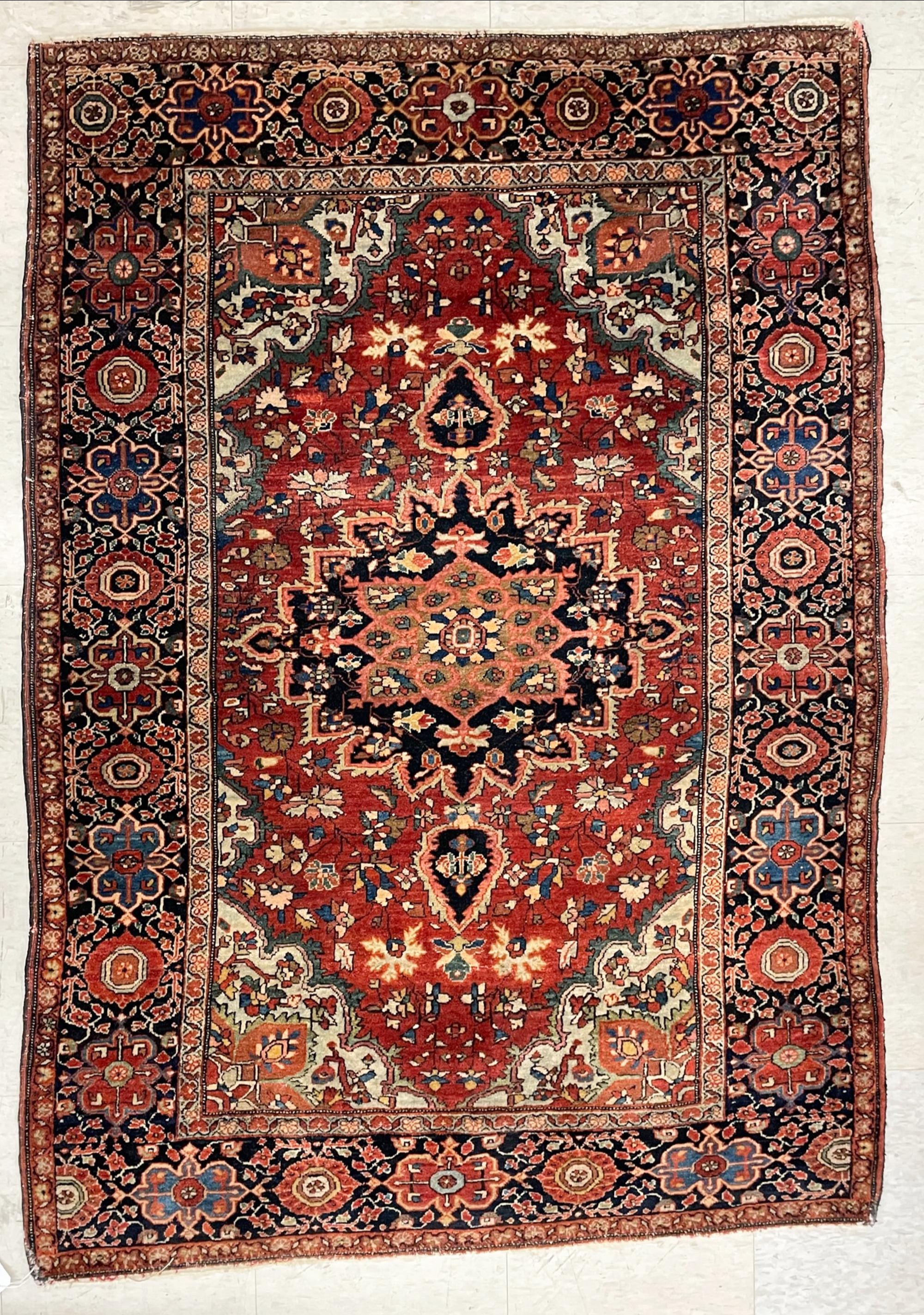 Antique Persian Fereghan Sarouk 2b0422