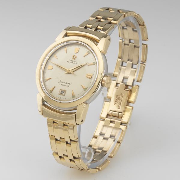 GENTLEMEN S 1952 OMEGA 14K GOLD 2b0433