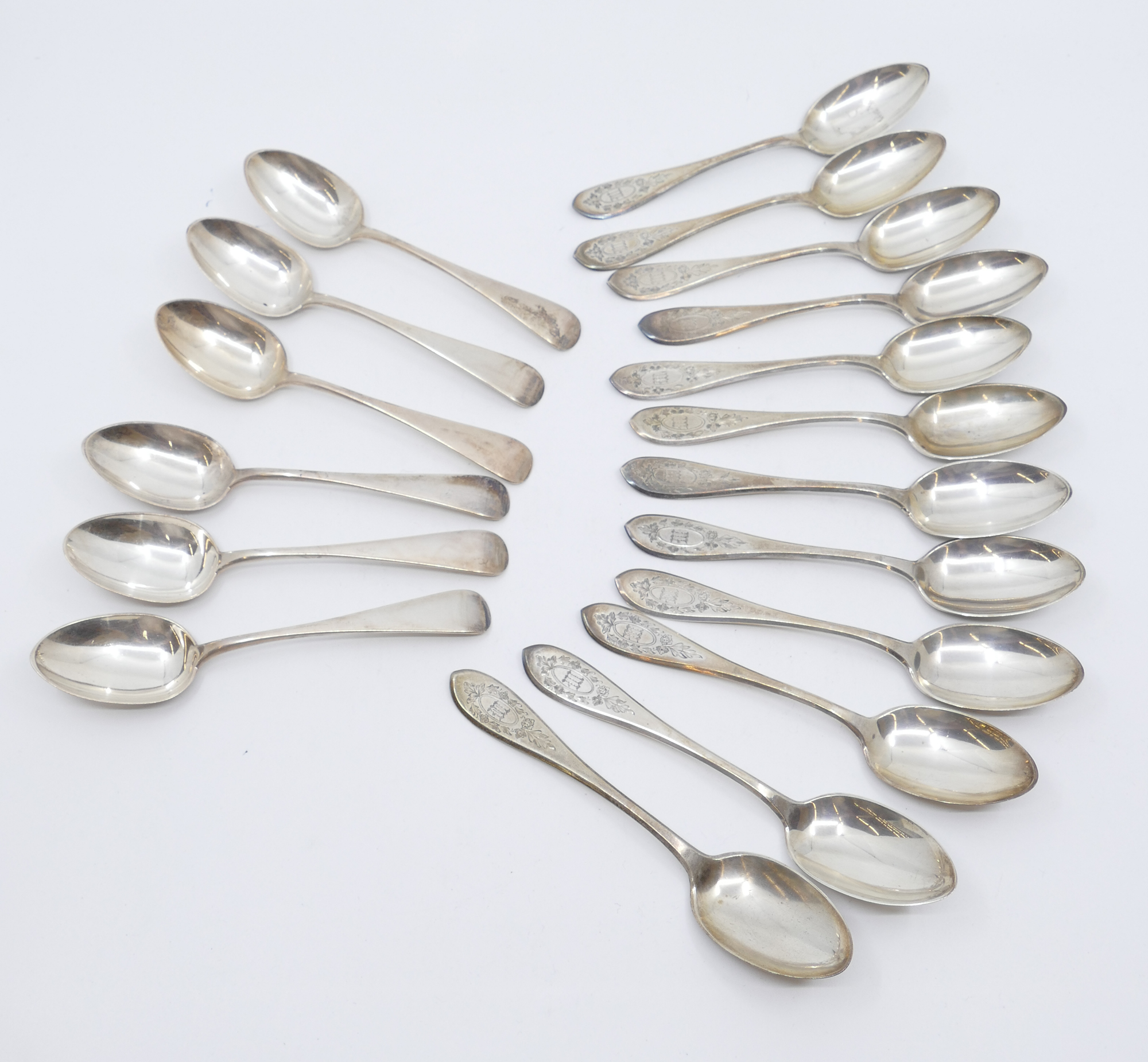 18pc Sterling Spoons. Includes