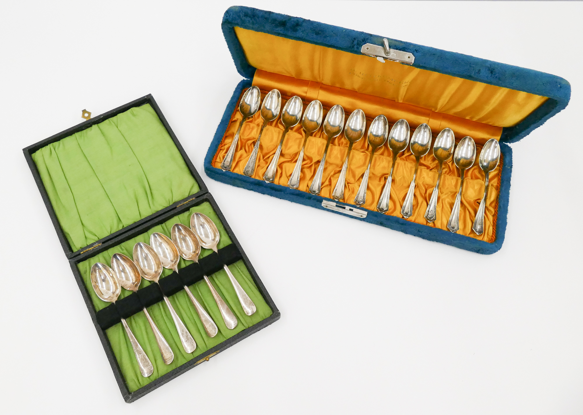 18pc Sterling Demitasse Spoons.