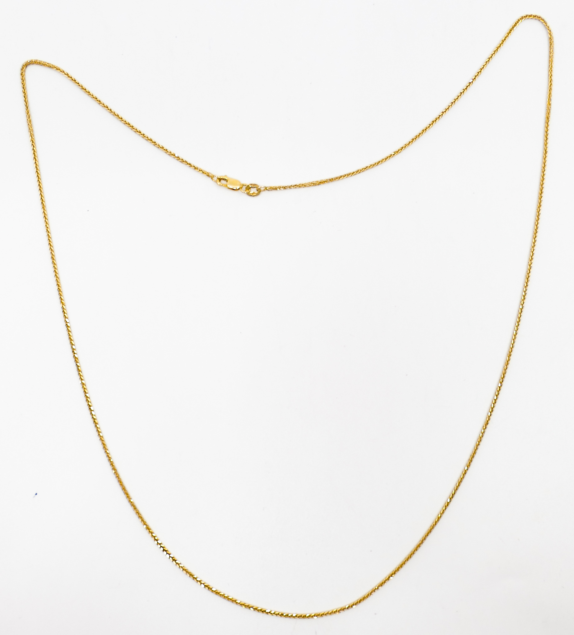 Italian 14k Gold Woven Necklace 2b0498