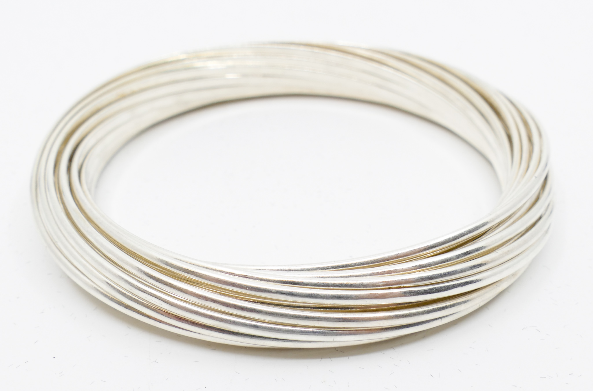 Modern Sterling Multi Bangle Bracelet 2b04a6