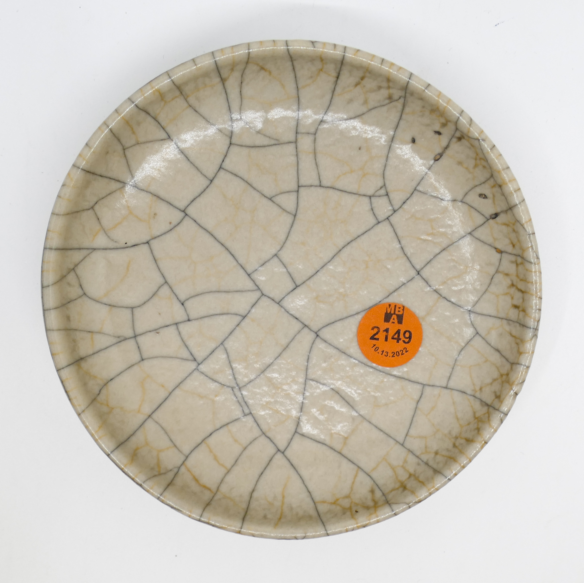 Old Chinese Geyao Ceramic Dish