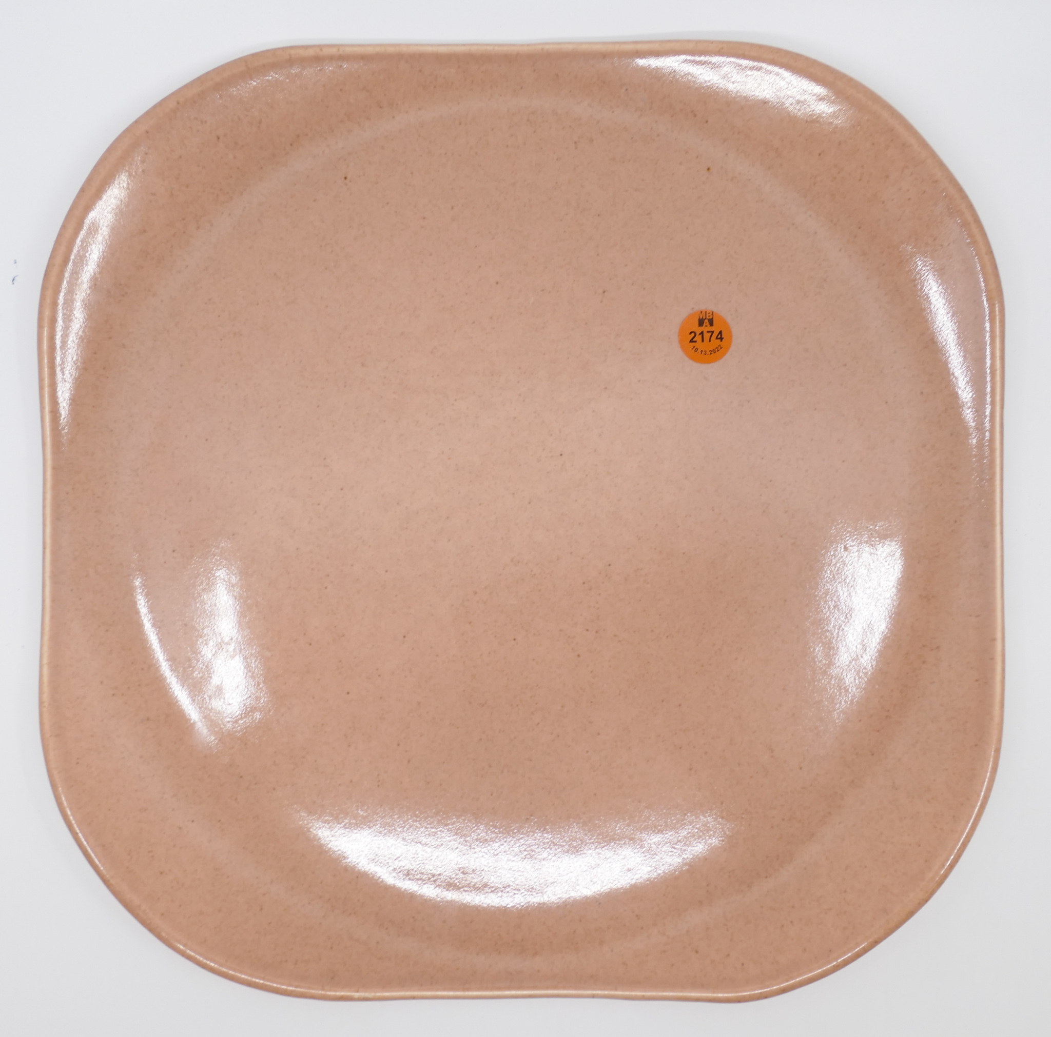Russel Wright Square Pottery Platter