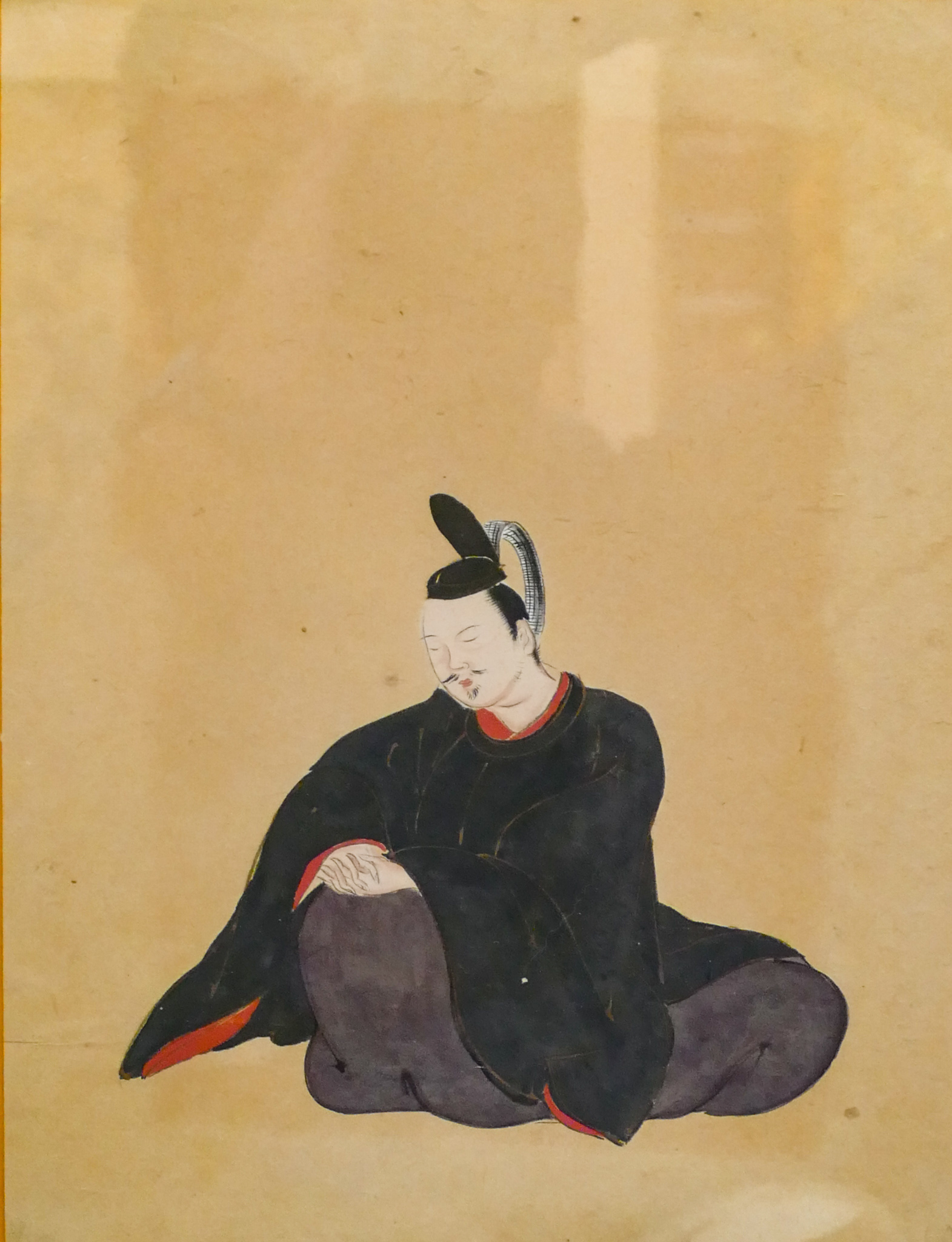 Japanese Seated Scholar Painting 2b052c