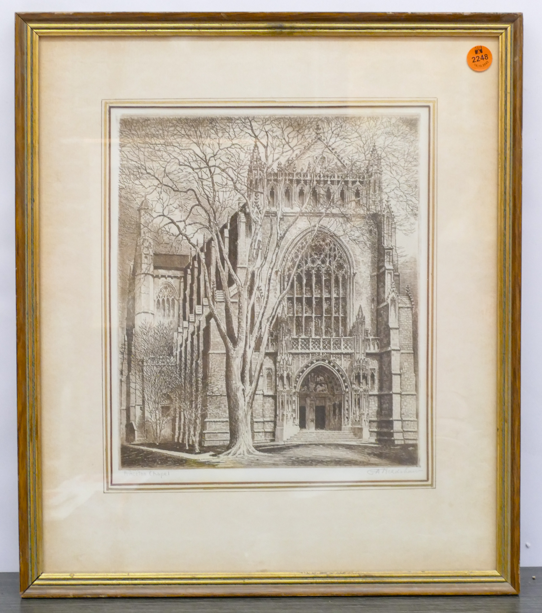 George A Bradshaw Princeton Chapel  2b0534