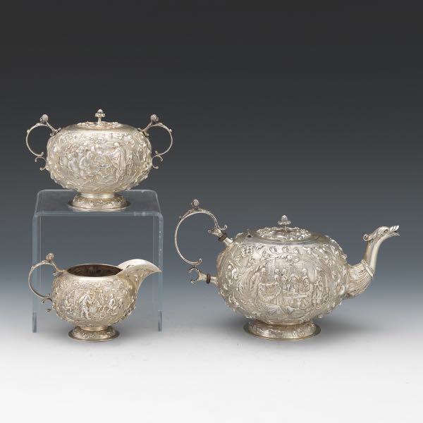 DUTCH 833 SILVER TEA SERVICE GERARDUS 2b0600