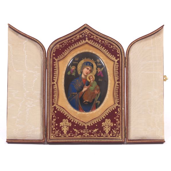 OUR LADY OF PERPETUAL HELP PORCELAIN