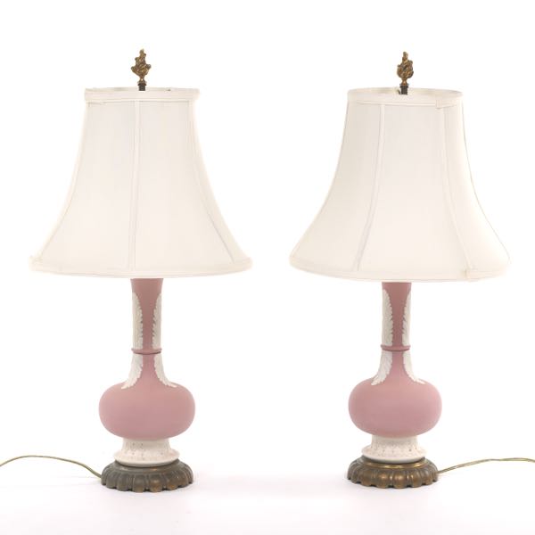 RETRO AMERICAN LENOX PAIR OF BOUDOIR 2b0700