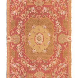 An Aubusson Style Needlepoint Rug
20th