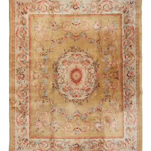 An Aubusson Style Wool Rug
20th