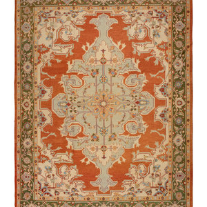 A Serapi Design Flatweave Rug 20th 2ae0b5