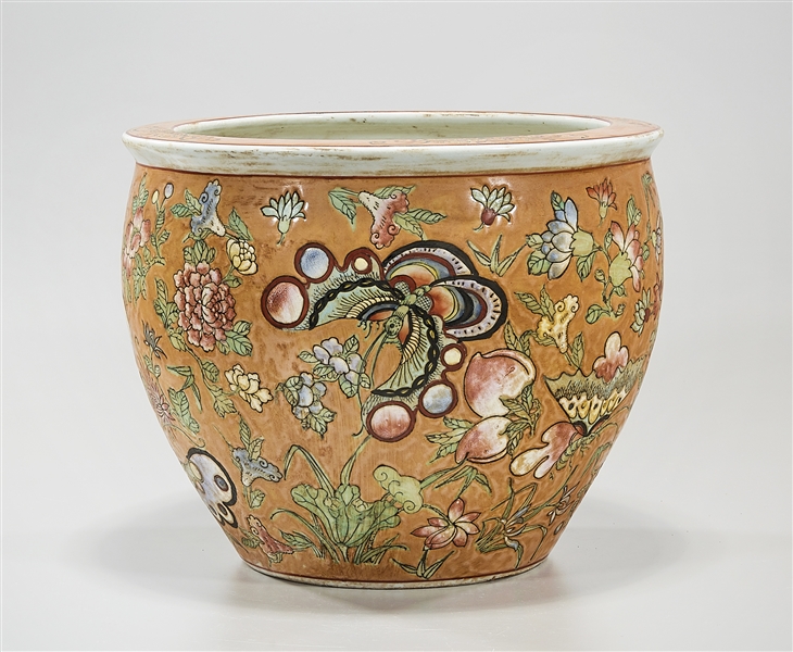 Chinese enameled porcelain jardiniere  2ae100