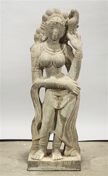 Southeast Asian stone Hindu figure;