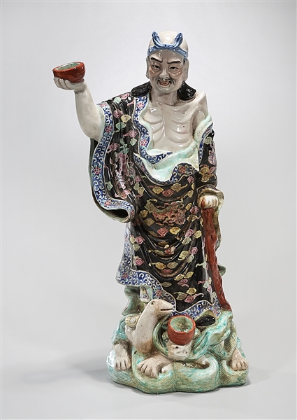 Chinese enameled porcelain figure  2ae153