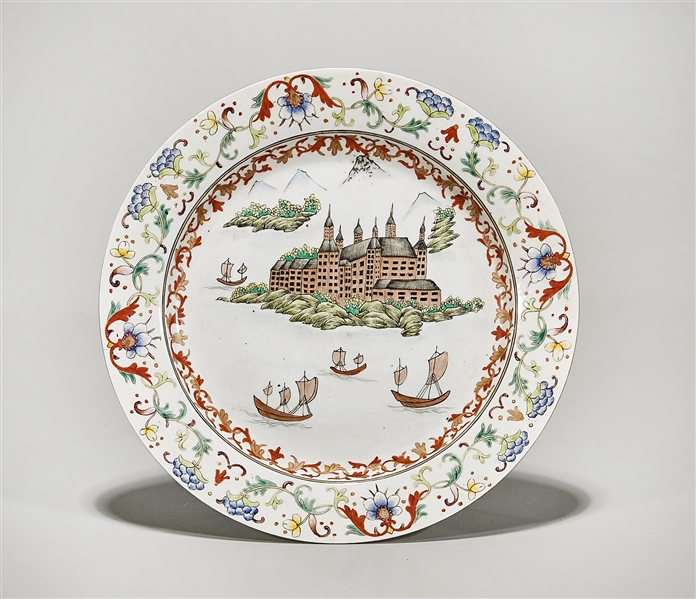 Chinese enameled porcelain plate  2ae158
