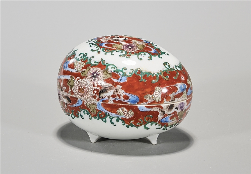 Antique Japanese enameled porcelain