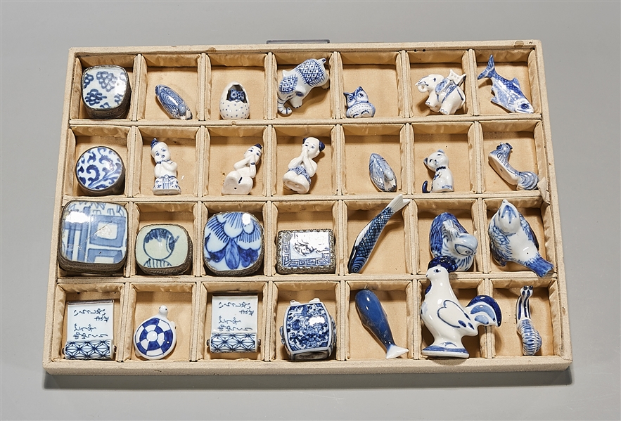 Large group of Japanese porcelains;
