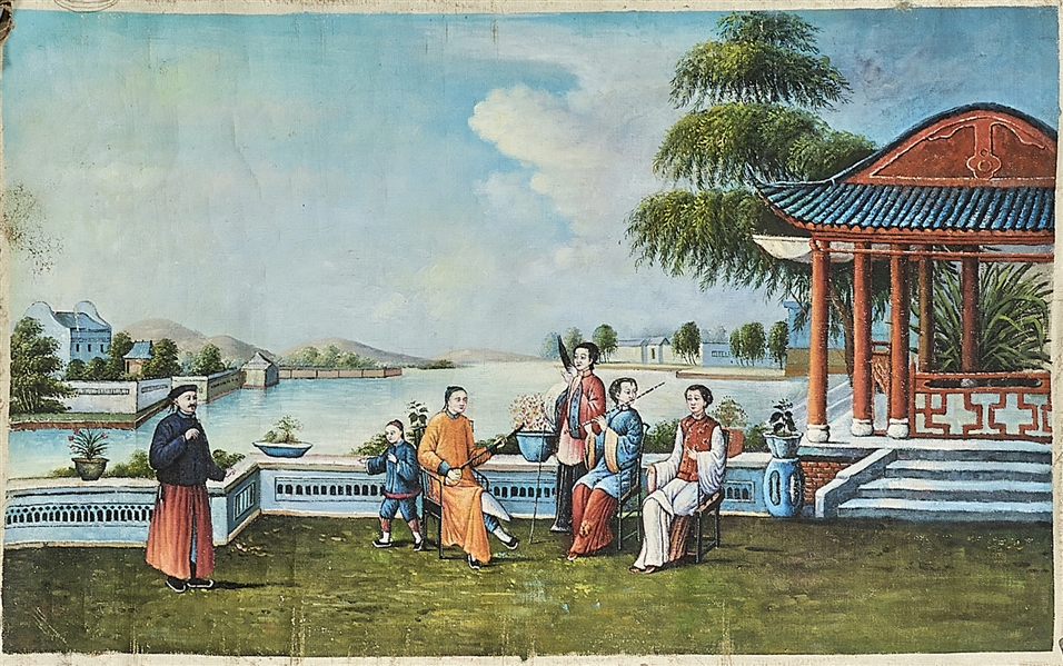 Chinese painting, depicting beauty