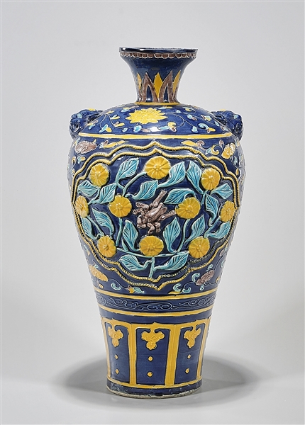 Chinese enameled porcelain vase;