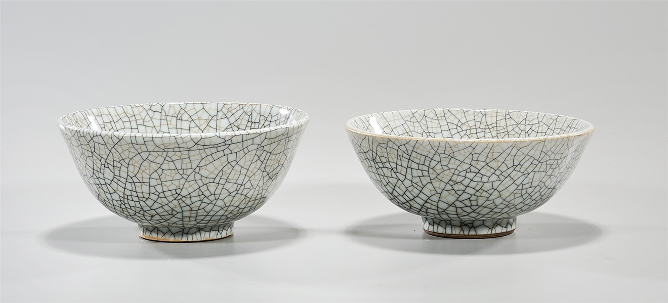 Two Chinese crackle glazed porcelain 2ae1bd