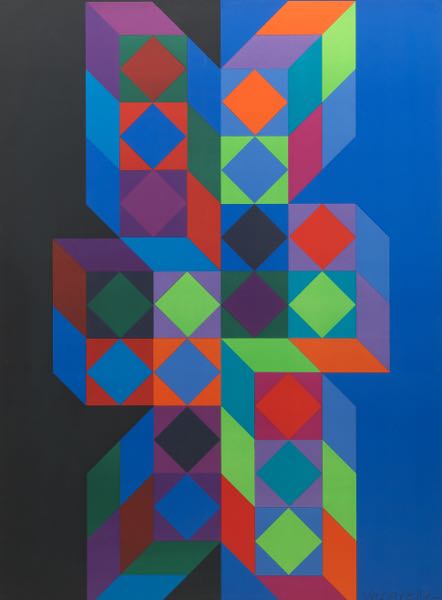 VICTOR VASARELY HUNGARIAN 1908 2ae1f7