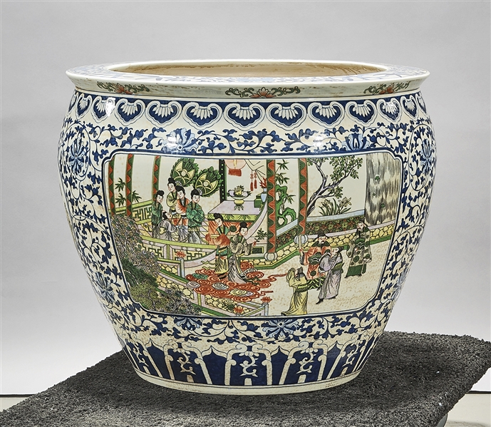 Chinese enameled blue and white 2ae23a