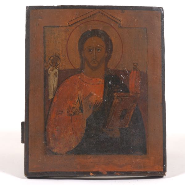 RUSSIAN ICON OF LORD THE PANTOCRATOR