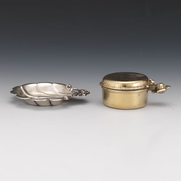 TWO STERLING SILVER ECCLESIASTICAL