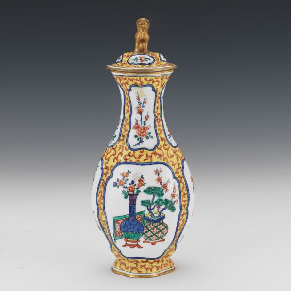 FRENCH SAMSON JAPONISME PORCELAIN VASE