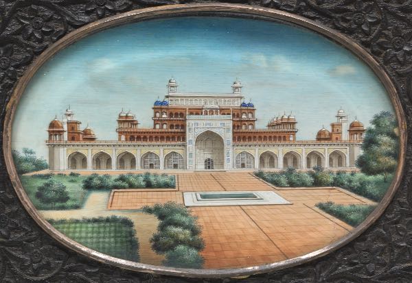 MINIATURE PAINTING OF THE TOMB