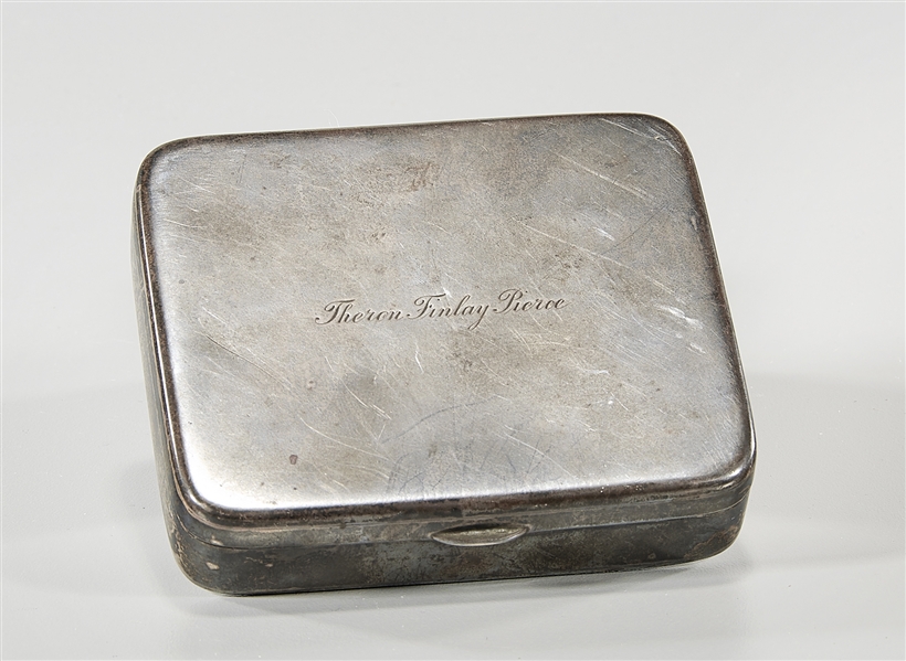 Tiffany & Co. sterling silver box;