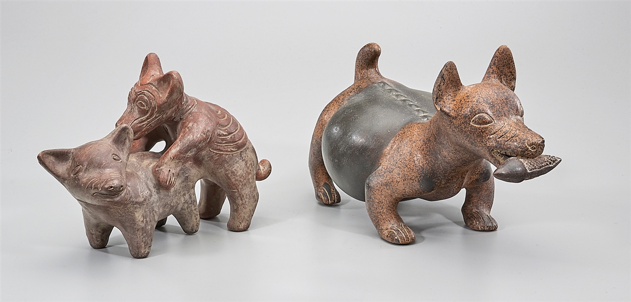 Two Pre Columbian style animal 2ae469