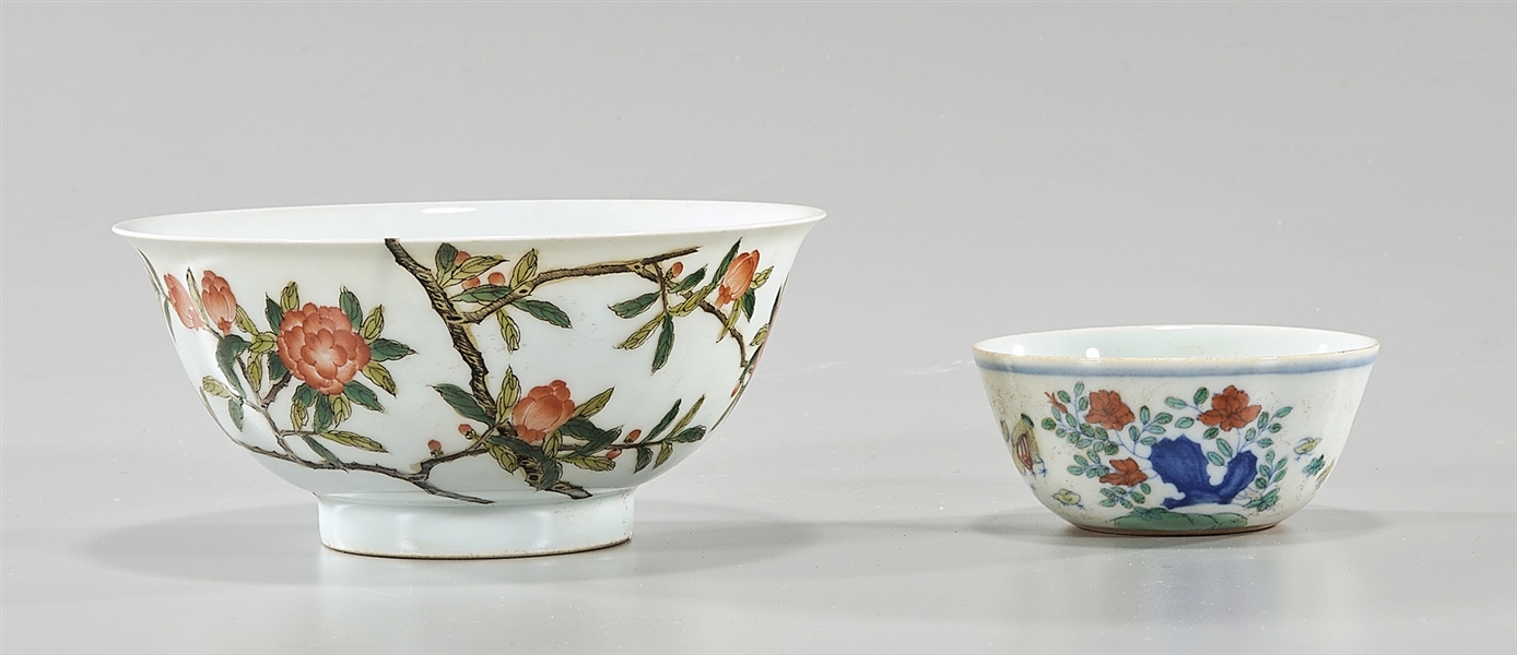 Two Chinese enameled porcelain