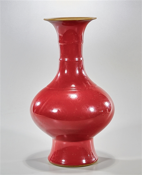 Chinese oxblood porcelain vase  2ae4b1