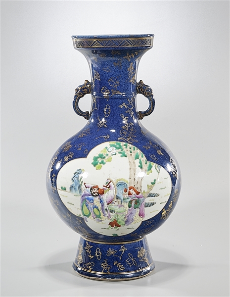 Chinese enameled and gilt porcelain