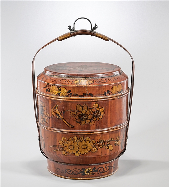 Chinese portable painted lacquer