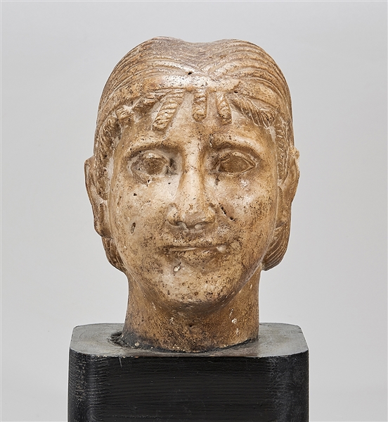 Late Roman Byzantine marble head 2ae558