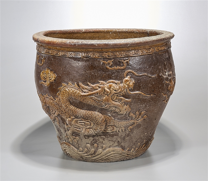 Chinese glazed ceramic 'dragon'