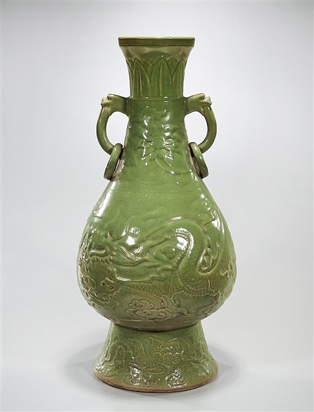 Large Chinese green glazed porcelain 2ae580