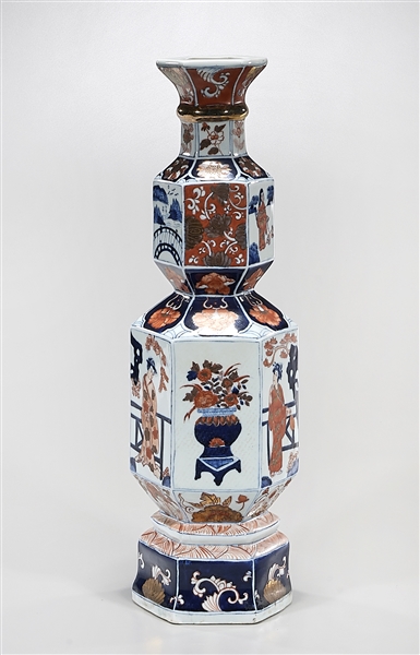 Chinese blue, red and white porcelain