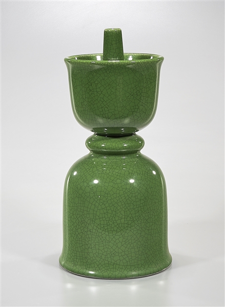 Chinese green glazed porcelain