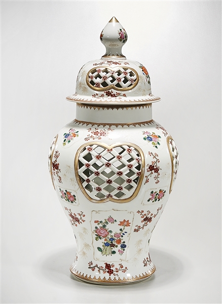 Chinese enameled porcelain covered